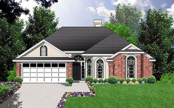 House Plan 77038 Elevation