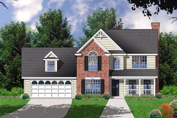 House Plan 77058 Elevation