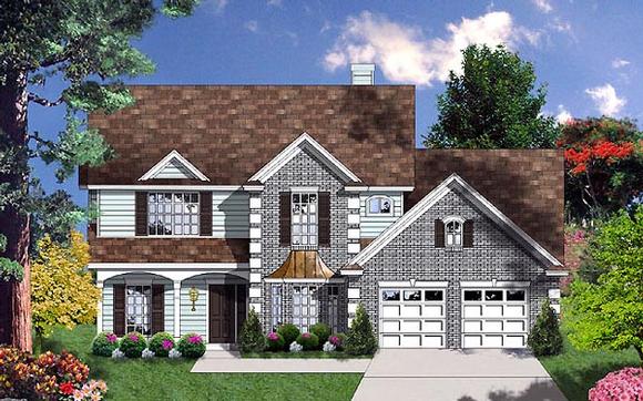 House Plan 77099 Elevation