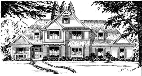 Plan 77113 | Traditional Style with 3 Bed, 2.5 Bath, 2 Car Garage