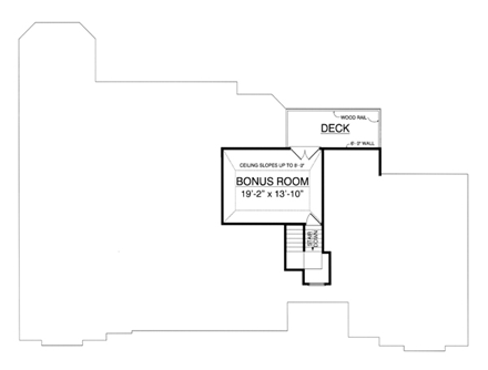 House Plan 77116 Second Level Plan