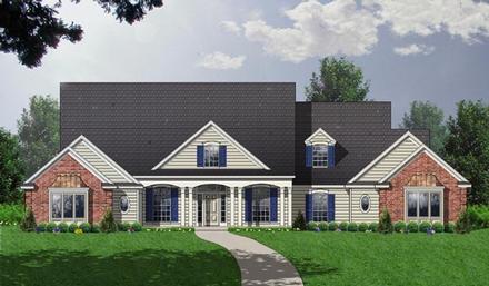 House Plan 77116 Elevation