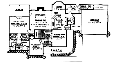House Plan 77121 First Level Plan