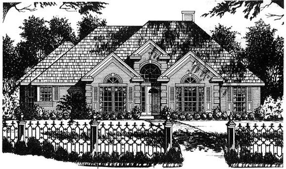 House Plan 77134 Elevation