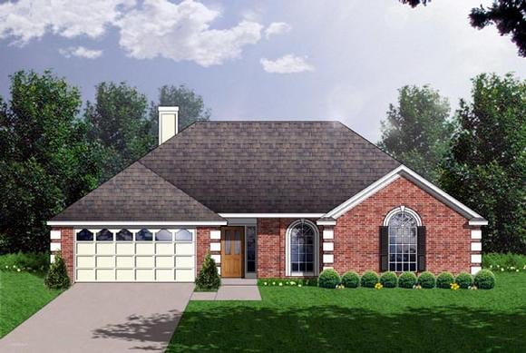 House Plan 77143 Elevation