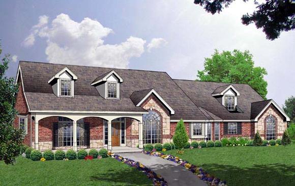 House Plan 77188 Elevation