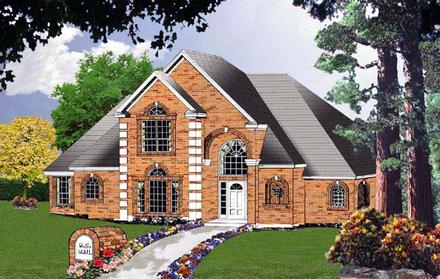 House Plan 77198 Elevation