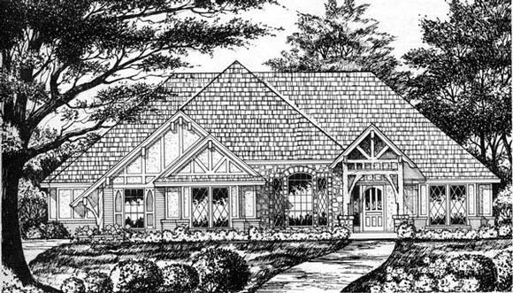 House Plan 77200 Elevation