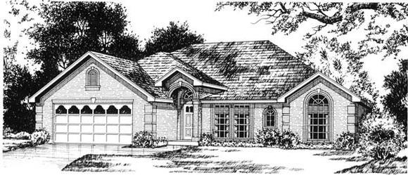 House Plan 77205 Elevation