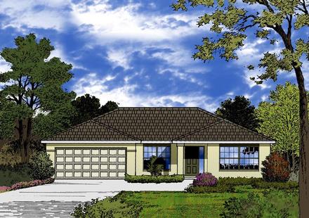 House Plan 77313 Elevation