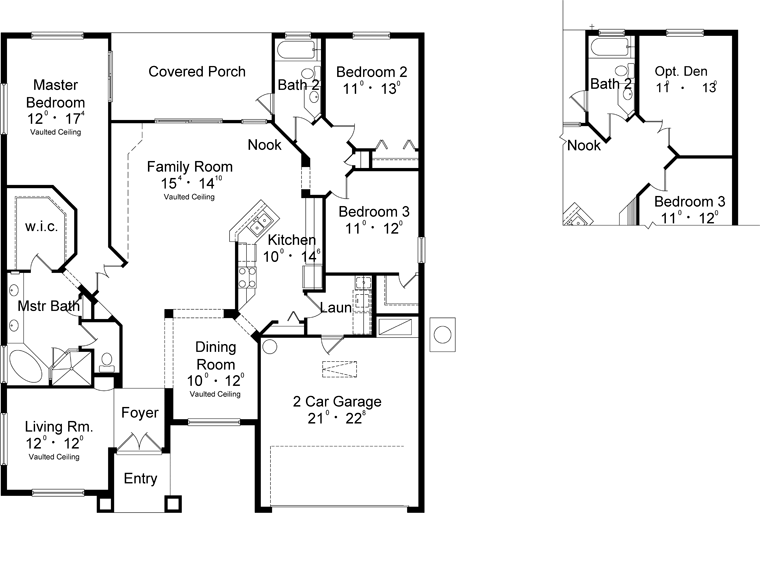 Traditional Level One of Plan 77337