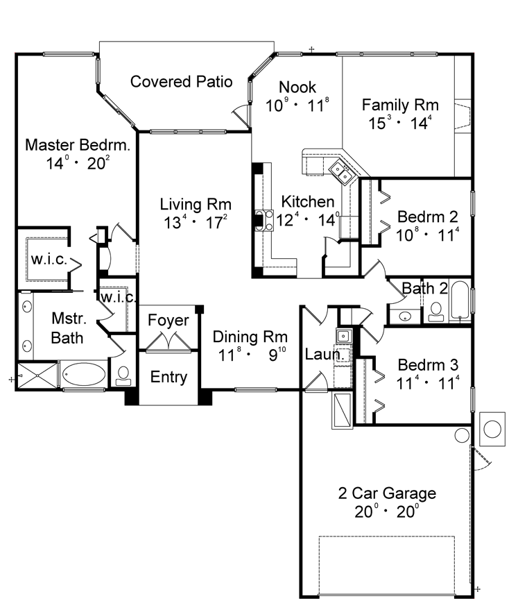 Contemporary Level One of Plan 77341