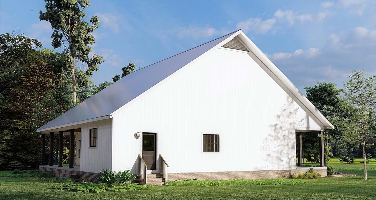 Country, Farmhouse Plan with 1860 Sq. Ft., 3 Bedrooms, 2 Bathrooms Picture 3