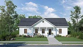 Plan 77431 | Modern Barndominium with Beautiful Curb Appeal