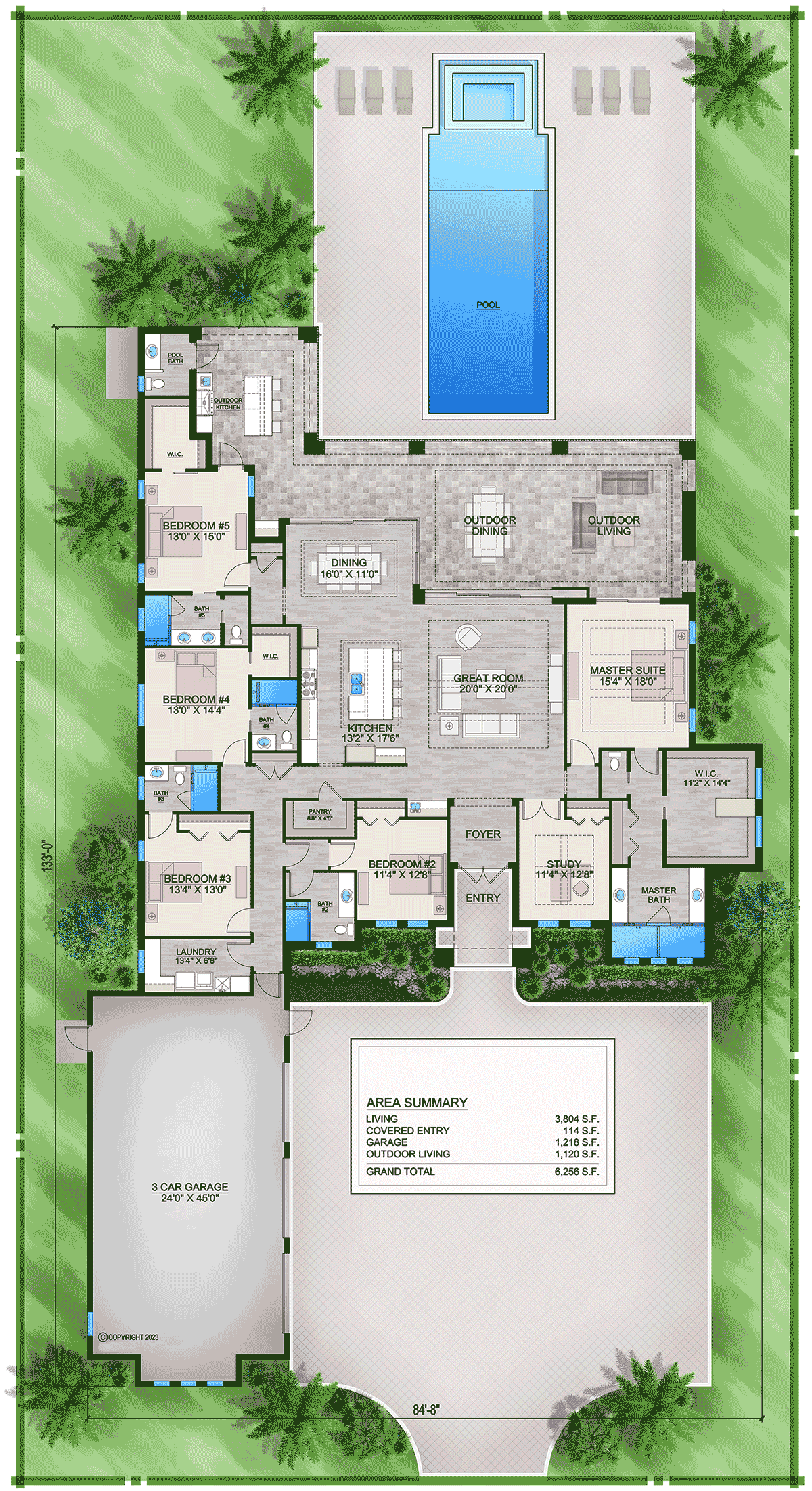 House Plan 77509 Level One