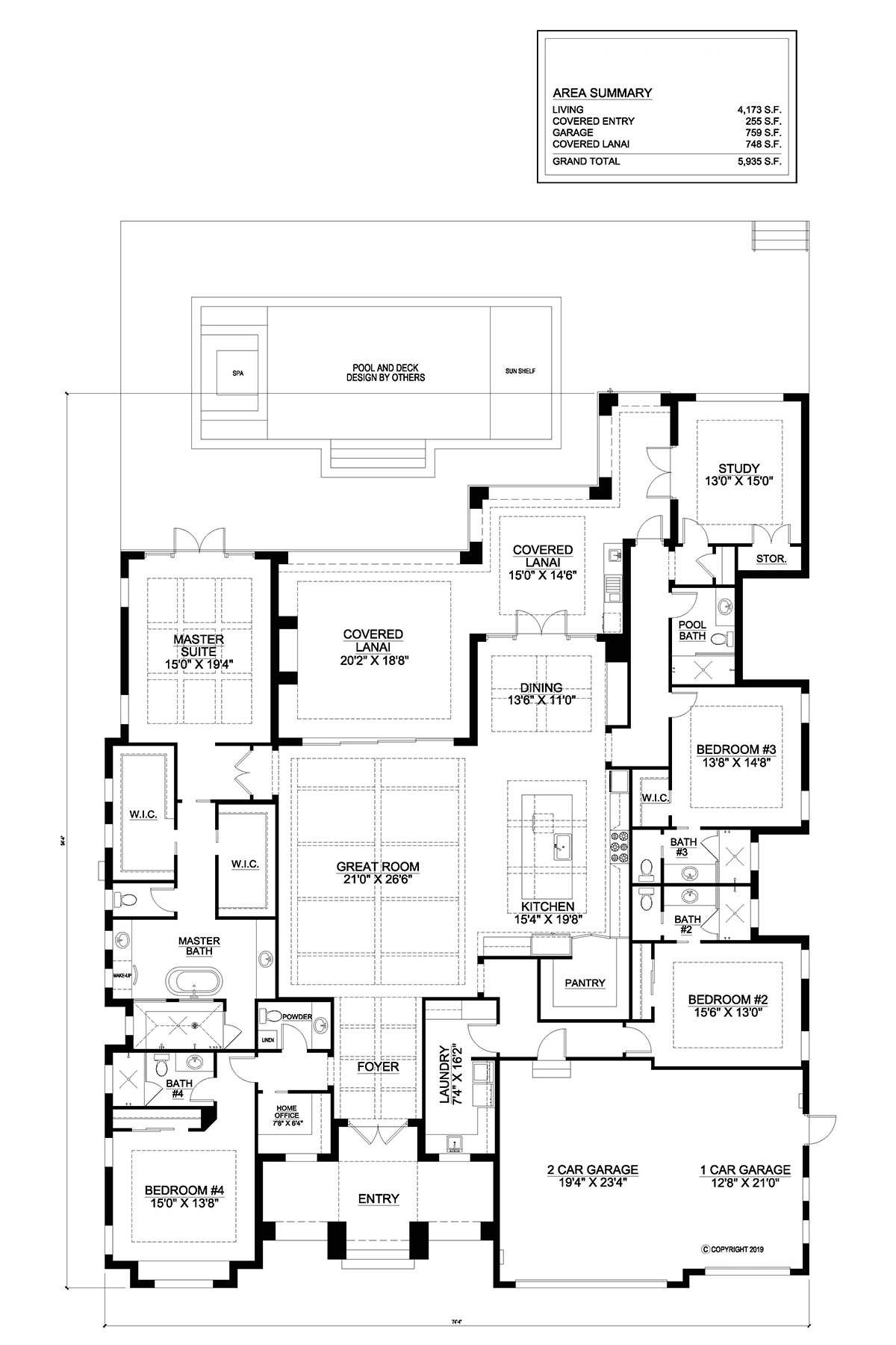 House Plan 77514 Level One