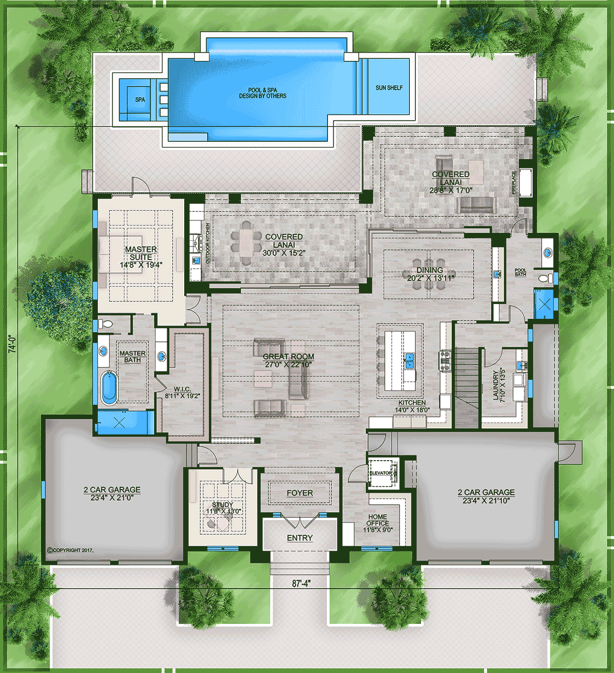 House Plan 77519 Level One