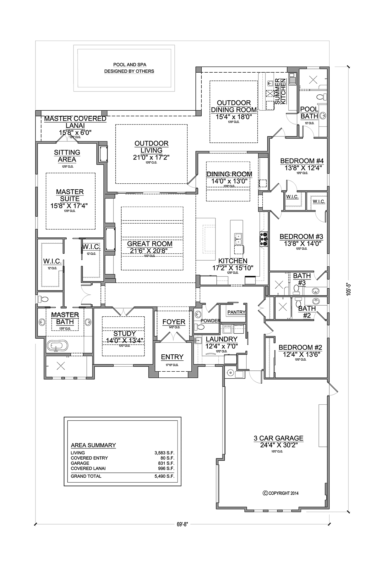 Contemporary Level One of Plan 77627