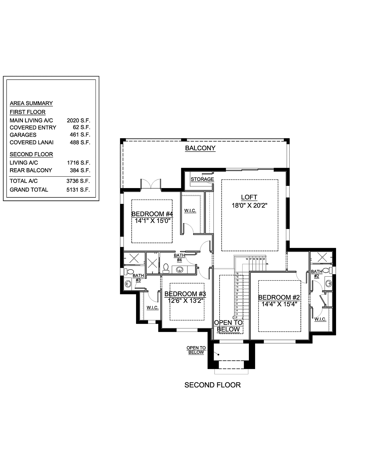 Contemporary Modern Level Two of Plan 77631