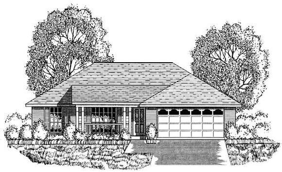 House Plan 77752 Elevation