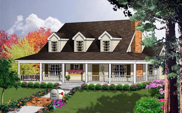 House Plan 77753 Elevation