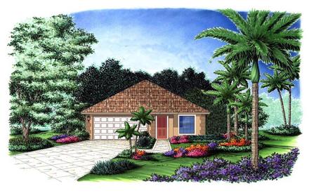 House Plan 78107 Elevation