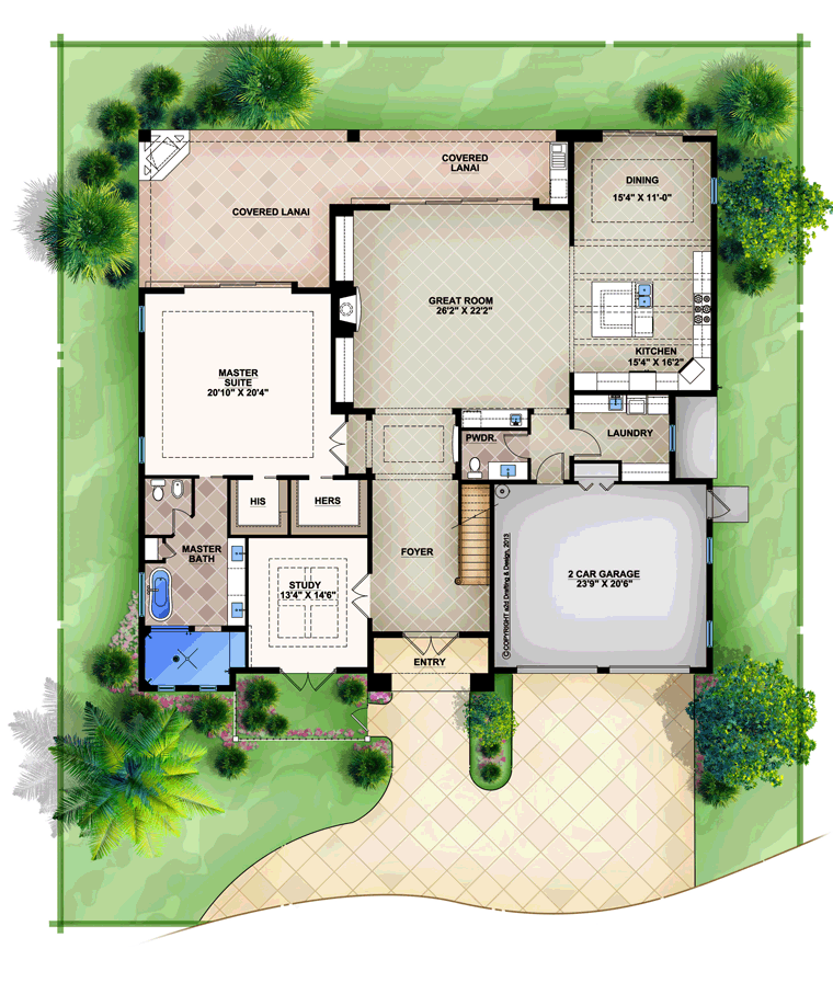 Mediterranean Level One of Plan 78113