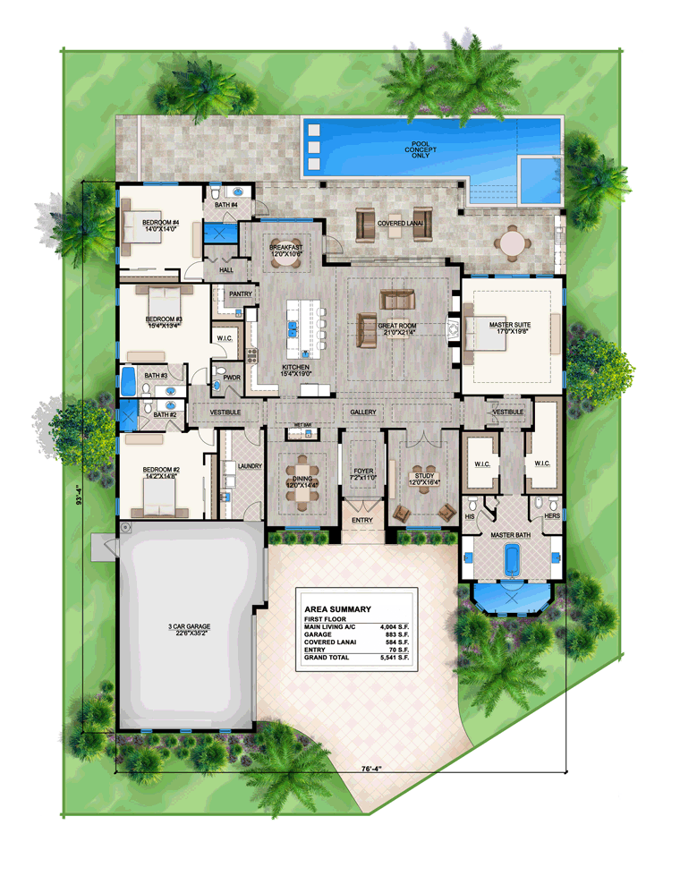 Coastal Level One of Plan 78114