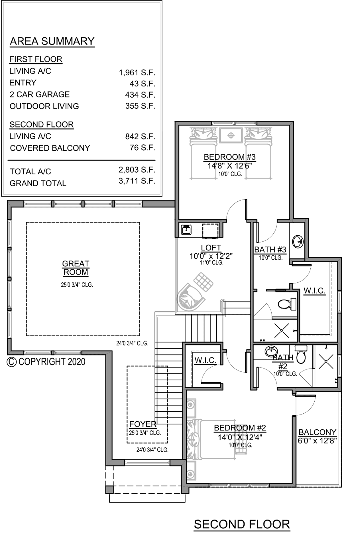 Modern Level Two of Plan 78133