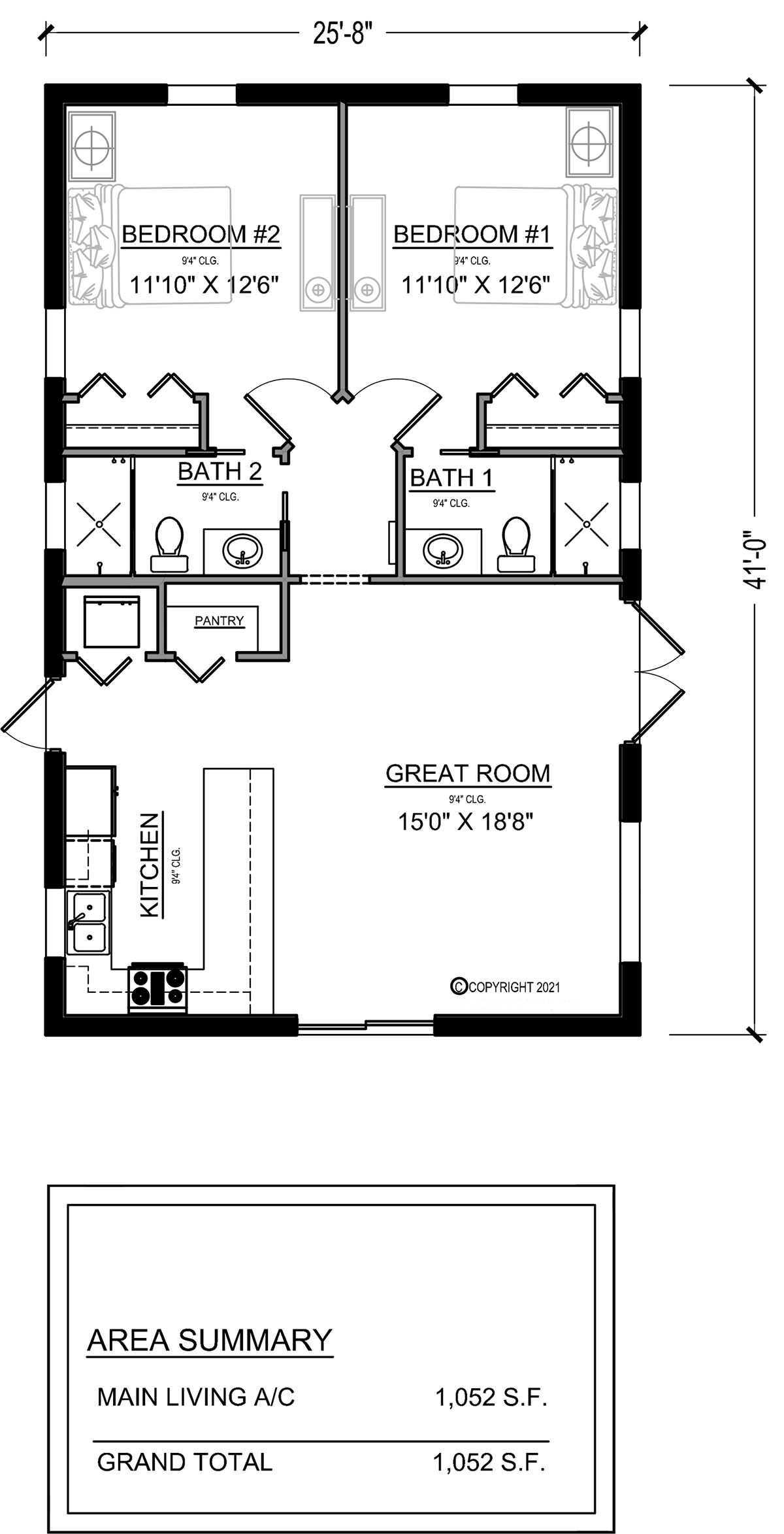 Modern Level One of Plan 78169