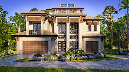 Coastal Elevation of Plan 78170