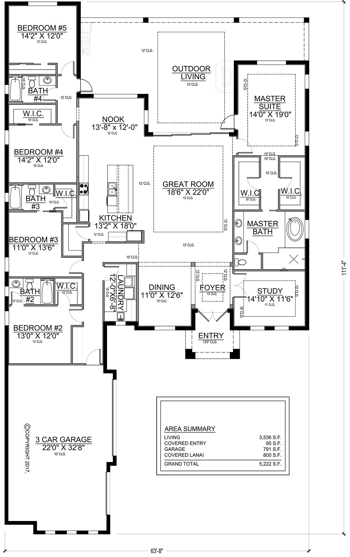 Coastal Florida Mediterranean Level One of Plan 78189