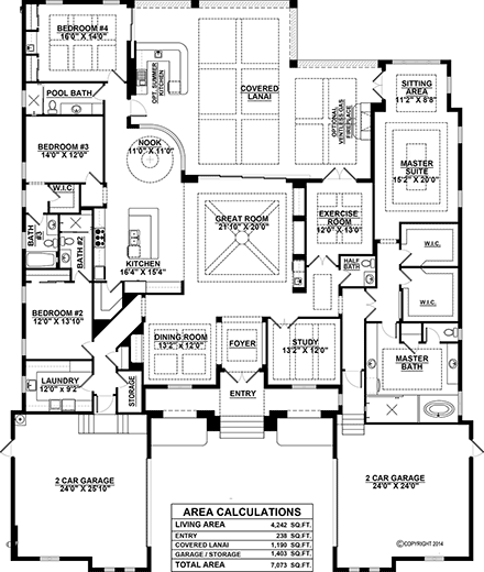 House Plan 78191 First Level Plan