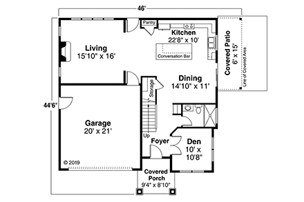 House Plan 78402 First Level Plan