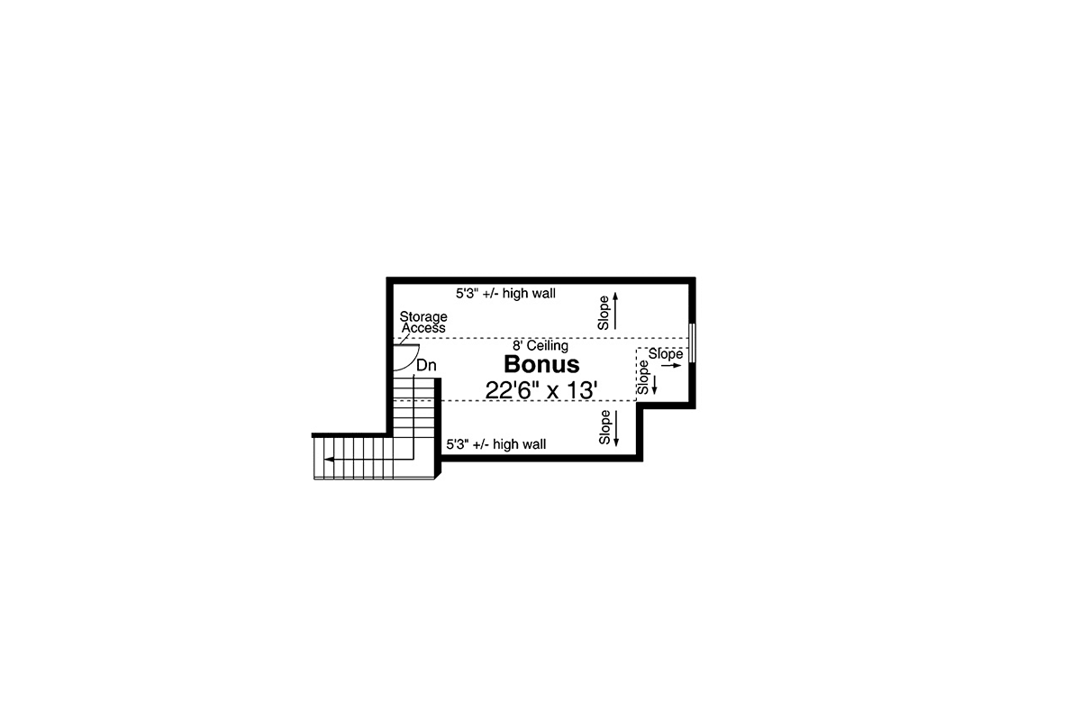 Country Ranch Traditional Level Two of Plan 78407