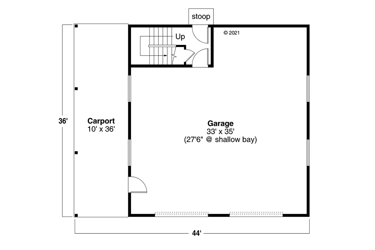 Craftsman Traditional Level One of Plan 78438