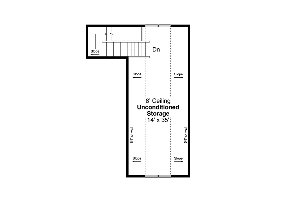 Craftsman Traditional Level Two of Plan 78438