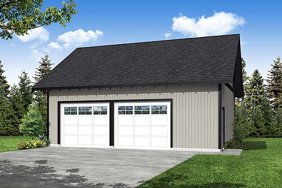 Garage Plan 78475 - 2 Car Garage Elevation