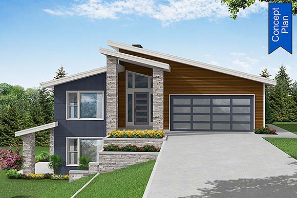 House Plan 78484 Elevation