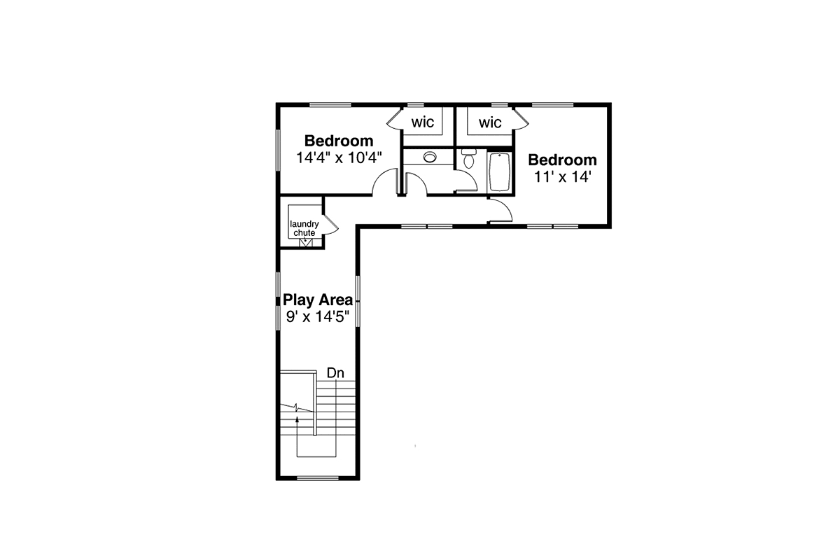Contemporary Level Two of Plan 78488