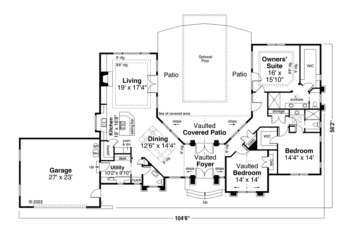 Mediterranean Southwest Level One of Plan 78496