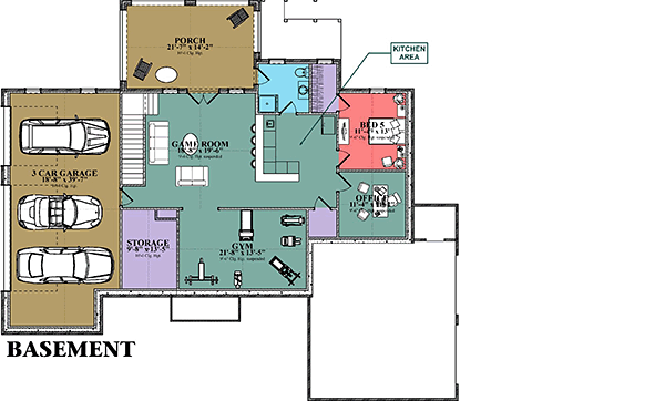 European Florida Mediterranean Lower Level of Plan 78506