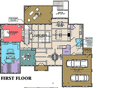 House Plan 78506 First Level Plan