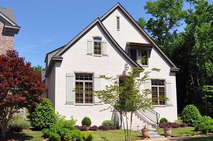 Bungalow Cottage Craftsman European Tudor Elevation of Plan 78516