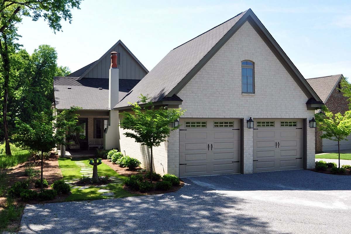 Bungalow Cottage Craftsman European Tudor Rear Elevation of Plan 78516