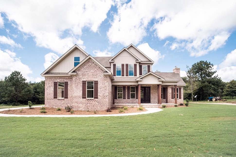 Farmhouse, Ranch, Traditional Plan with 2758 Sq. Ft., 4 Bedrooms, 3 Bathrooms, 2 Car Garage Picture 2