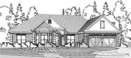 Traditional Elevation of Plan 78614