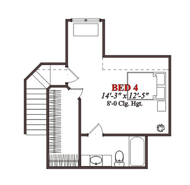 Contemporary European Level Two of Plan 78621