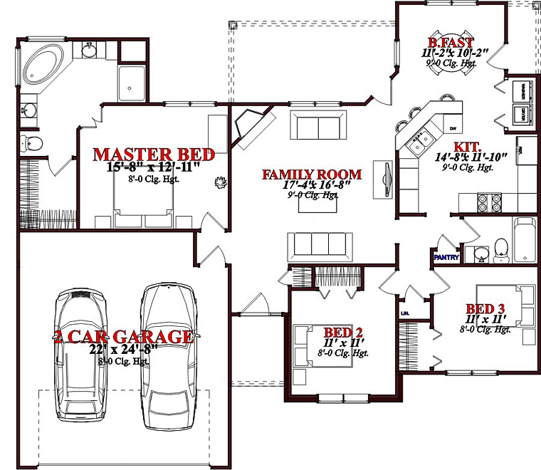 Traditional Level One of Plan 78636