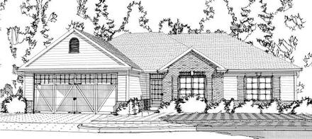 Traditional Elevation of Plan 78636